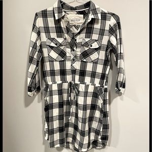 Tunic flannel with belt